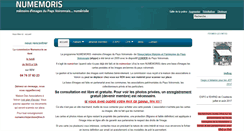 Desktop Screenshot of numemoris.fr